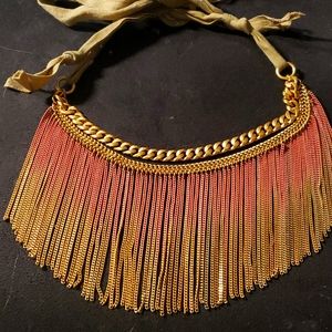 Juicy Couture Metal Bib Necklace